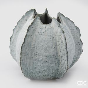 Vase Chakra Agave - 31 cm - Light Grey