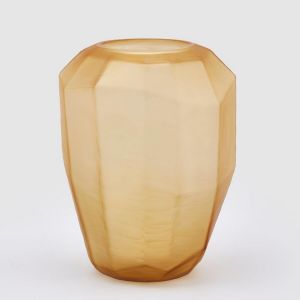 Vase Poliedro, H38 - Ambra