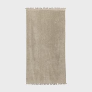 Strandhåndkle m/frynser, 100x180cm - Beige