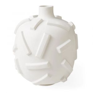 Charade Bars Vase - White