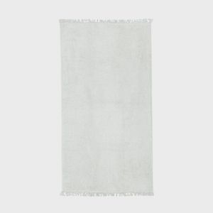 Strandhåndkle m/frynser, 100x180cm - Lysgrå
