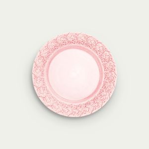 Lace Plate 25cm - Light pink