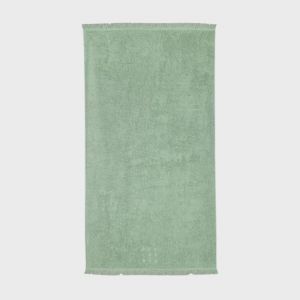 Strandhåndkle m/frynser, 100x180cm - Antique Grønn