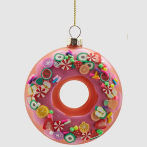 Juletrekule Donut - Pink