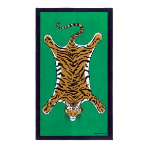 Tiger Beach Towel - Green