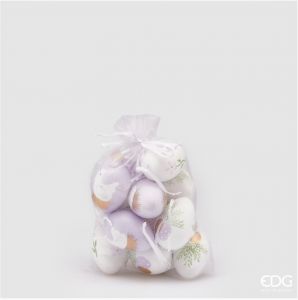 Påskepynt, egg, H6 - Lavendel
