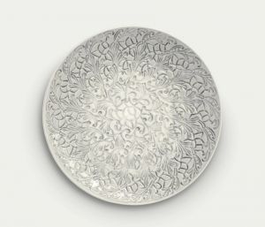 Full Lace Platter 34cm - Grey