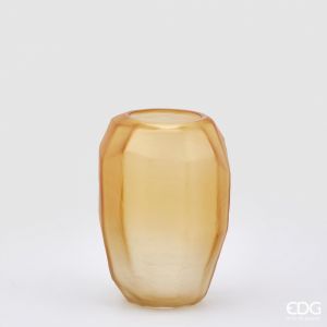 Vase Poliedro, H28 - Ambra